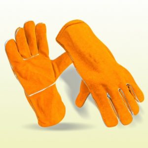 Orange Welding gloves